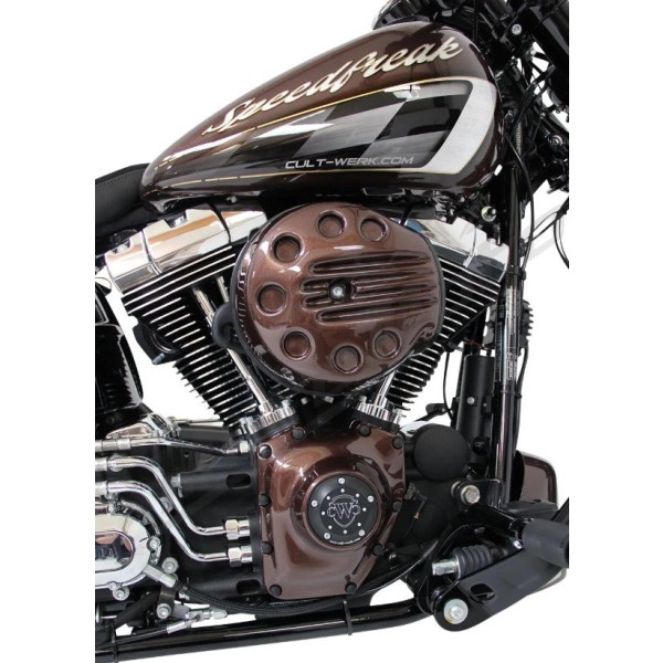 CULT WERK Air Filter Cover Slotted Harley Davidson FXSB 1690-1800cc 2014-2017