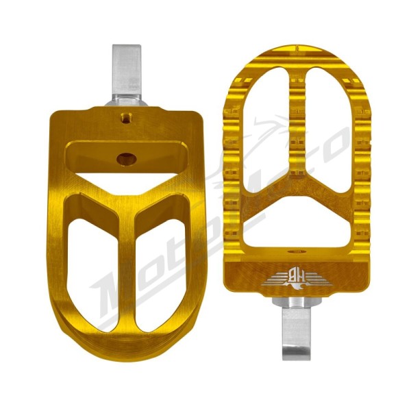 HEINZ BIKES MX V2 Front/Rear Foot Pegs Harley Davidson FLD / FLS / FXD / FXDF / XL / XLH / FXSTD / FXDL 883/1800 90-22