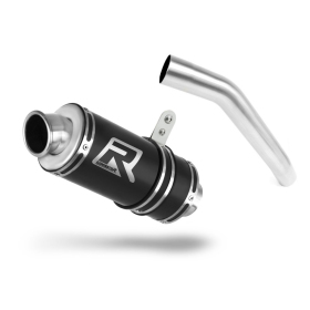 Dominator Exhaust Silencer Muffler GP1 BLACK + dB killer Kawasaki Z750 2007-2013