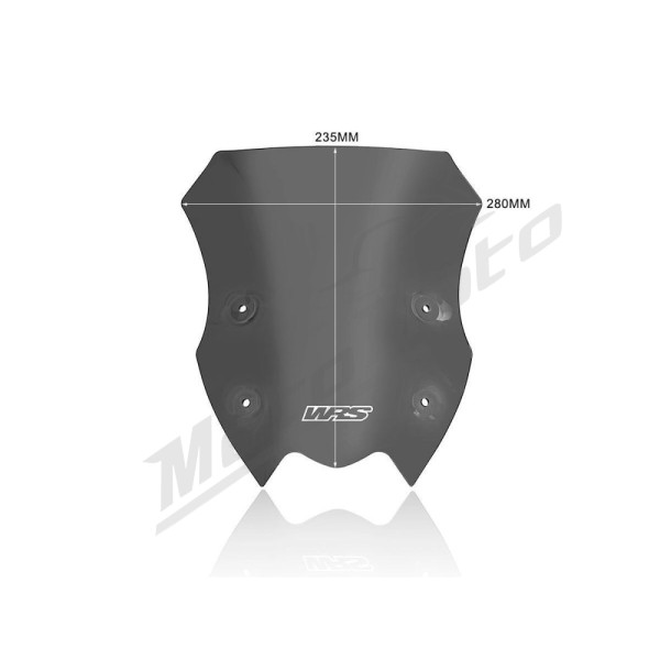 WRS Sport Windscreen Dark Smoke Kawasaki Z 900 ABS 20-24