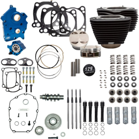 S&S CYCLE 129" Power Package Engine Performance Kit Harley Davidson FLDE / FLFB / FLFBS 1750-1977cc 17-23