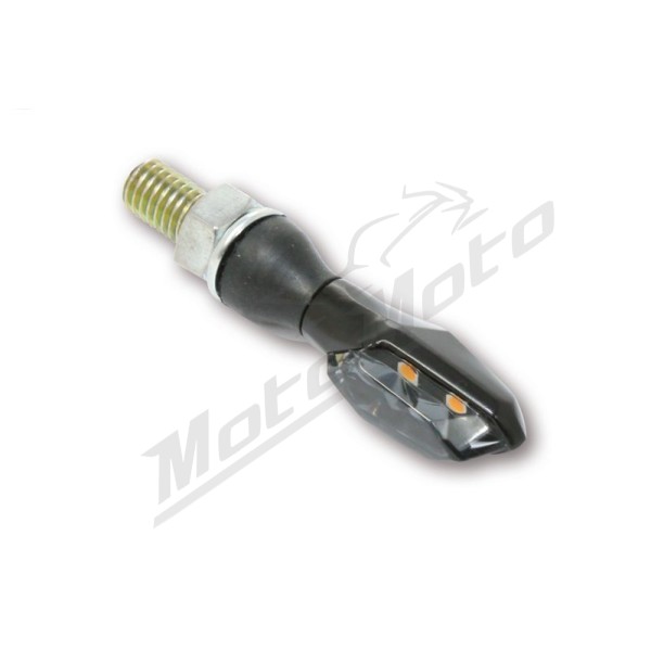 HIGHSIDER pro Sonic-X2 LED Indicator Black/Smoke E-Approved (Pair)