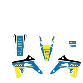 BLACKBIRD Dream Graphic 4 grafikos rinkinys TM RACING EN/GS/MX/MX-F/SM/SMM/SMR/SMX 125-600cc 1999-2004