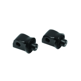 KURYAKYN Passenger Footpeg Adapters Black Harley Davidson FLDE / FLFBS / FLHC / FLSL / FXLR / FXST 1750/1923 18-26