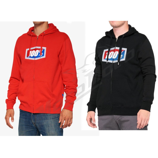 100% Official Fleece Zip-Up Hoodie