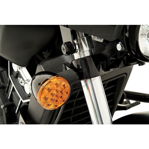 MEMPHIS SHADES METRIC Turn Signal Relocation Kit Indian Scout 69 18-24