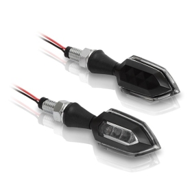 V PARTS Zinc LED Indicator Set Clear Universal