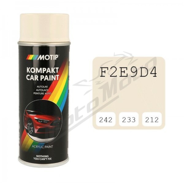 MOTIP Coloured paint F2E9D4 400ml