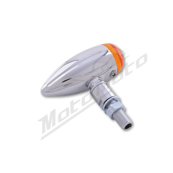HIGHSIDER Smart Micro-Bullet Universal Turn Signals Chrome 2pcs