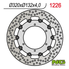 NG BRAKES Front Floating Brake Disc 320mm Yamaha XT 660cc 04-16