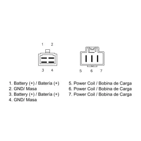 DZE Voltage regulator (12V, 35A) Honda VTX 1300 03-09