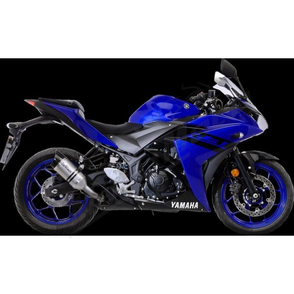 LEOVINCE "LV Pro" nerūdijančiojo plieno duslintuvas YAMAHA MT-03 18-24/YZF R-3 18-24