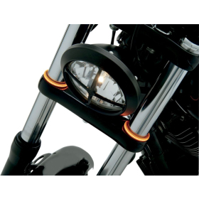 CUSTOM DYNAMICS TruWRAPZ® 360 Degree LED Fork Lights 41 mm Harley Davidson FXS / FXSB 1550-1800cc 07-15
