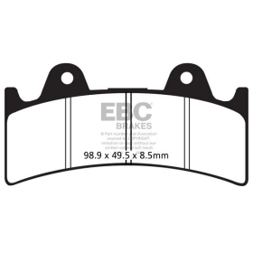 EBC FA organinės stabdžių trinkelės 98,9x49.5x8.5mm