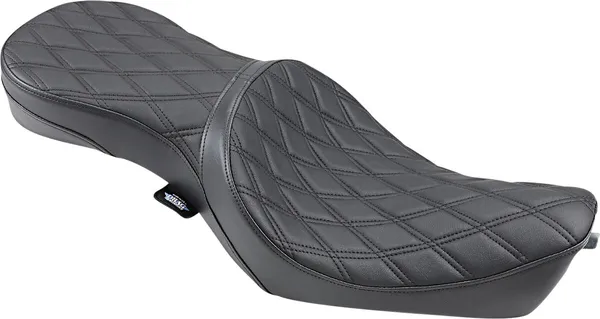DRAG SPECIALTIES SEATS 2-Up Double Bucket Vinyl Seat Harley Davidson XL 883-1200cc 10-22
