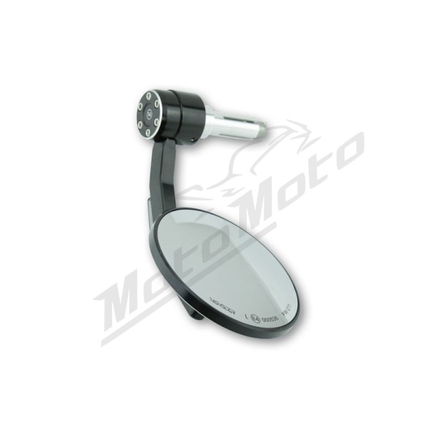 HIGHSIDER pro Bar End Mirror Conero Black With LED Indicator (1pc) Kawasaki Z 900 2023