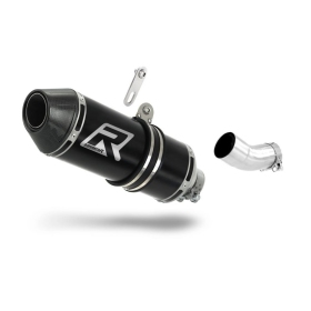 Aprilia RSV 4 RR Low Level 2015-2016 Dominator Exhaust Silencer Muffler HP3 BLACK + dB killer