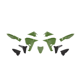 Racetech Plastic Set Kove X Pro / Rally 800 24-25 Green/Black