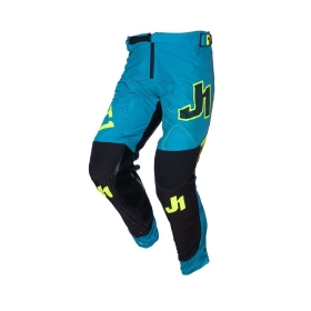 Off Road Pants Just1 J-Flex 2.0 Frontier Teal Black/Yellow Fluo