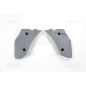 UFO Gray Radiator Covers For Husqvarna CR / WR 125-300cc 06-13