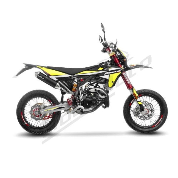 LEOVINCE X-FIGHT Black Edition Slip-On Muffler 2-Strocke FANTIC XE/XM 50 21-24