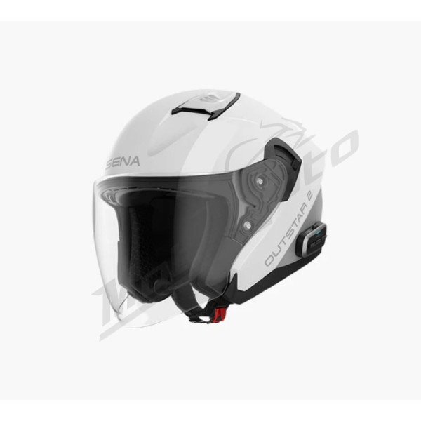Sena Outstar 2 Open-Face Jet Helmet with Mesh 3.0 Intercom