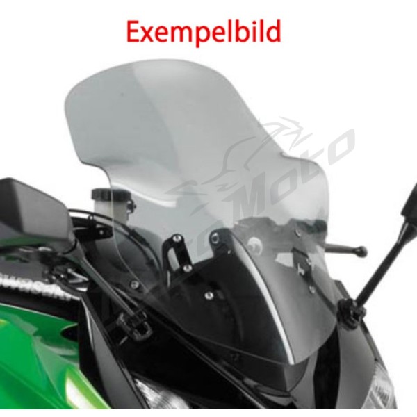 Givi priekinis stiklas Kawasaki KLR650 07-21 Tamsintas (+23cm)