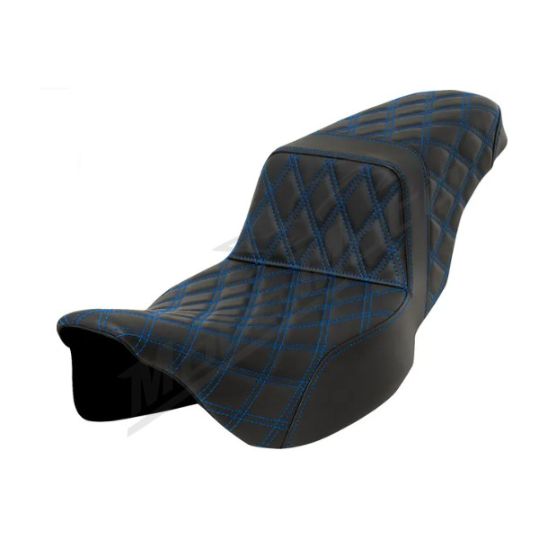 SADDLEMEN Lattice Stitch Step-Up Seat ExtendedHarley Davidson FLHR / FLHRC / FLHX / FLTRX / FLTRXS 1584-1923 08-23