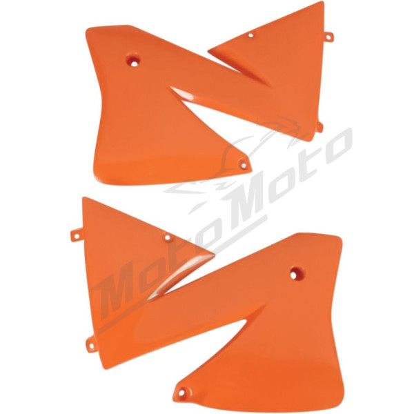 UFO Radiator Covers KTM EXC / EXC-G / SX 125-520cc 01-02 Orange