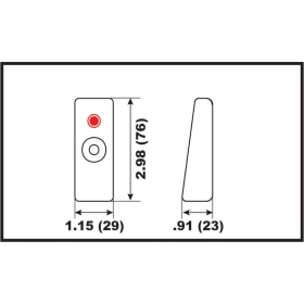 Perf anods variklio tvirtinimo dalis Honda/Mercury