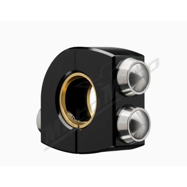 MOTOGADGET mo.switch plain button control unit CHROME 3 BUTTONS