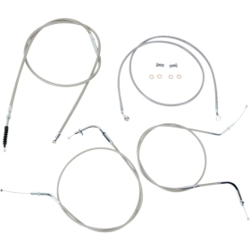 BARON Stainless Handlebar Cable/Line Kit KAWASAKI VN 900 06-19