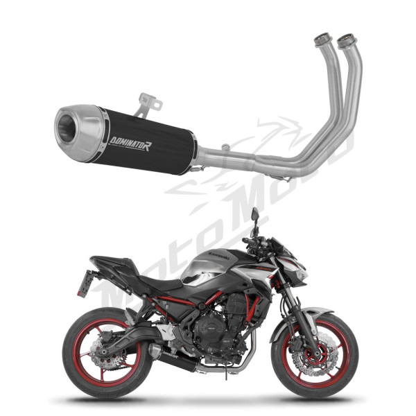 Dominator Pilna Išmetimo Sistema S3 BLACK + dB killer Kawasaki Z650 2023->