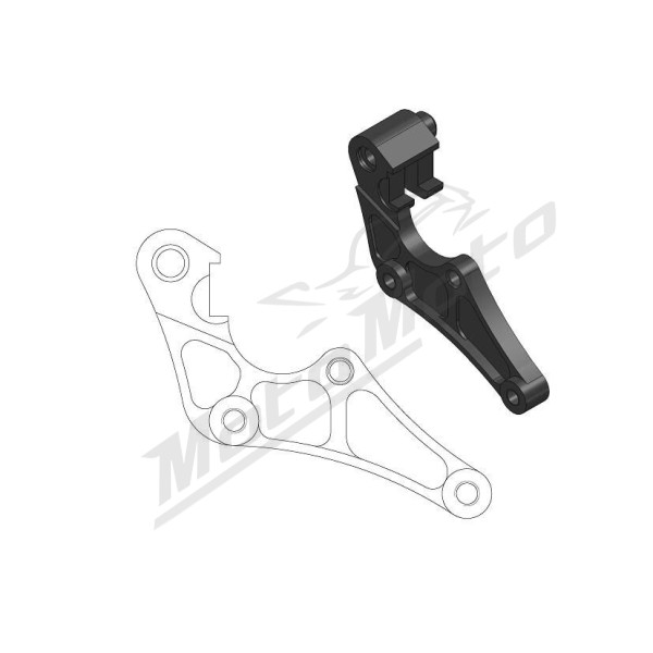 MOTO-MASTER SM Street Front Brake Caliper Adaptor 320mm Honda CRF 250-450 15-18