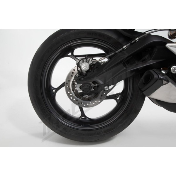 SW-MOTECH Rear Axle Slider Set Triumph Daytona / Moto2 / Scrambler / Street Triple 660-1200 12-24
