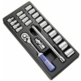 EXPERT 1/2 Sockets & Ratchet Tools Module - Plastic Tray