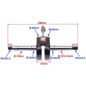 Crankshaft MBK AV7