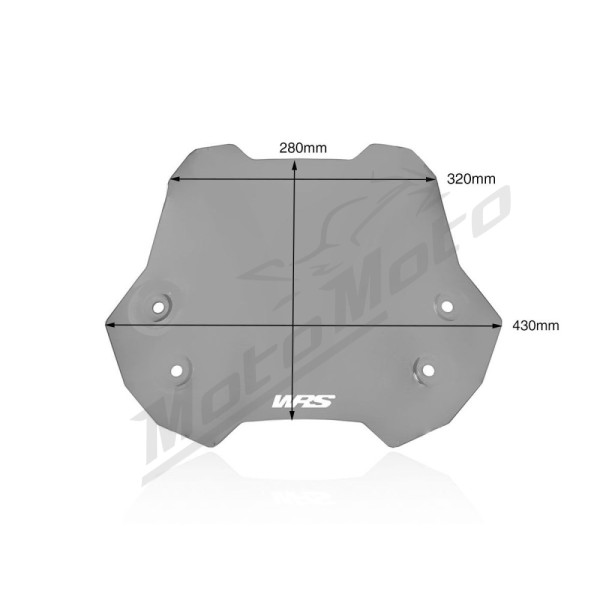 WRS SU004F SPORT Windscreen Smoke Suzuki DL650 ABS 17-24