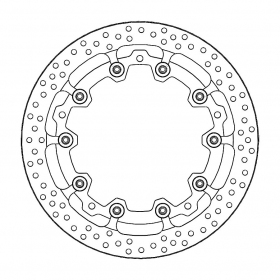 Front brake disc 116126 Moto Master – HALO T-Floater Full Floating Professional Racing 320 mm KTM RC 125-390cc 2022->