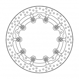 Front brake disc 116126 Moto Master – HALO T-Floater Full Floating Professional Racing 320 mm KTM RC 125-390cc 2022->