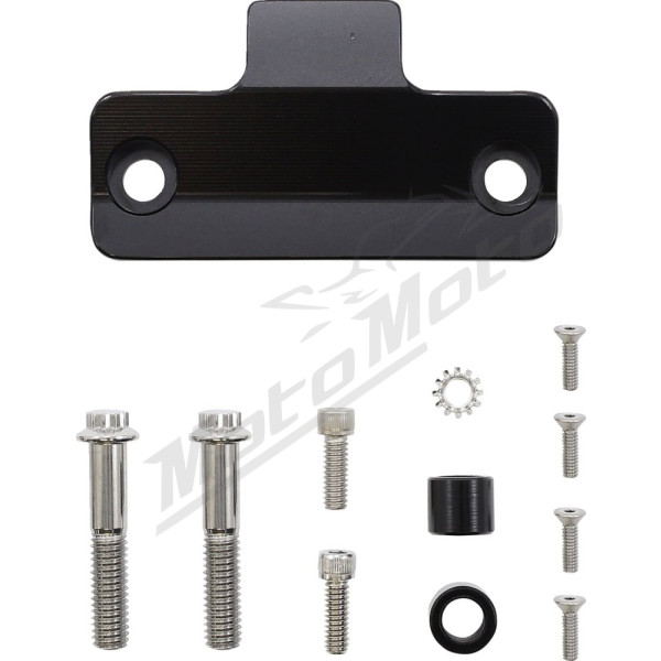 SLYFOX Duel Speedometer housing and mounting kit. Black Harley Davidson FLD / FLHXS / FLSB / FXDI / XL / XLH / XR 883-1923 99-22