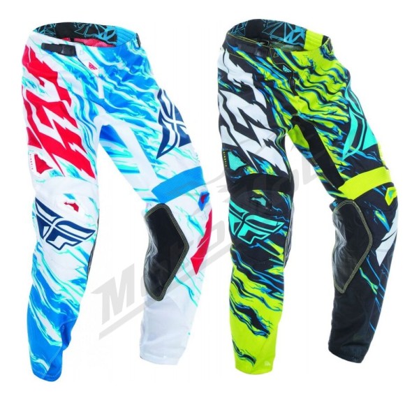 FLY RACING Kinetic Relapse Pants Red/White/Blue Sz 28S
