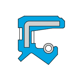 Oil seal 8x16x7 TC (double lip)