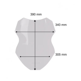 WRS Windscreen Sport Yamaha MT-07 Tracer 2025 Dark Smoke