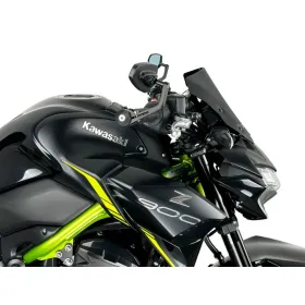 WRS KA013NO SPORT Priekinis stiklas Matinis Juodas Kawasaki Z900 ABS 20-24
