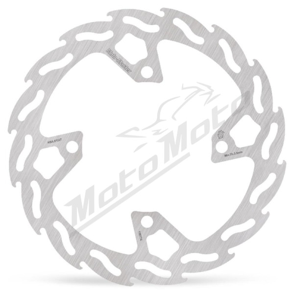 MOTO-MASTER Flame Rear Fixed Brake Disc Kawasaki / Bimota 250/450 19-24
