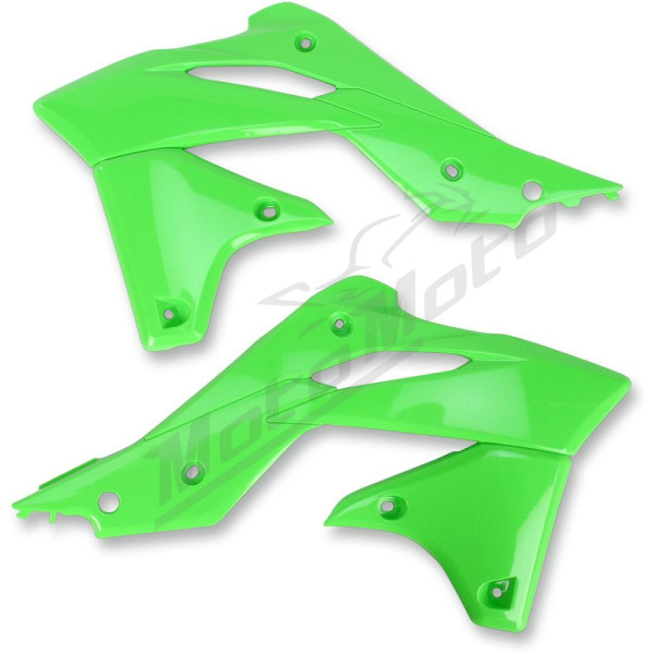 UFO Replacement Radiator Shrouds Kawasaki KXF 250cc 13-16