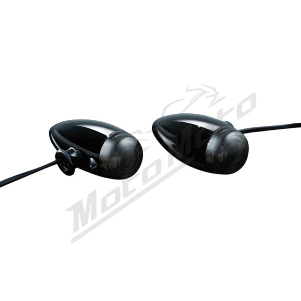 KURYAKYN LED Mini Universal Marker / Turn Lights Black