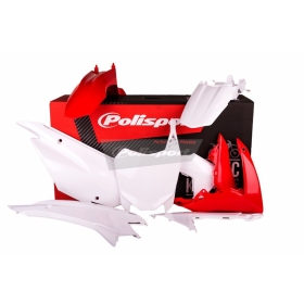  Polisport plastikų komplektas Honda CRF 110cc 13-19 Balta / Raudona