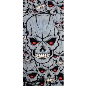 Apykaklė Modeka Skulls Grey